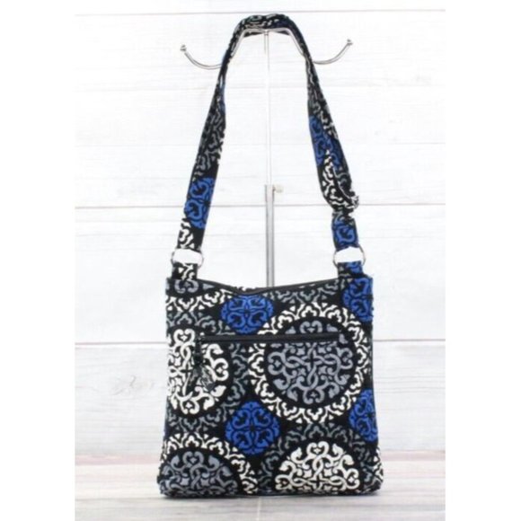 Vera Bradley Multicolor Pattern Zip Top Travel Crossbody Shoulder Bag - Picture 2 of 8